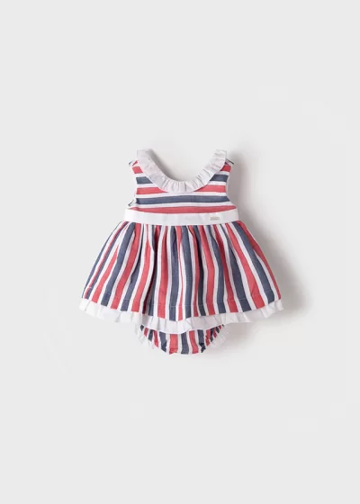 Mayoral 1847-002 baby lány csíkos nyári ruha